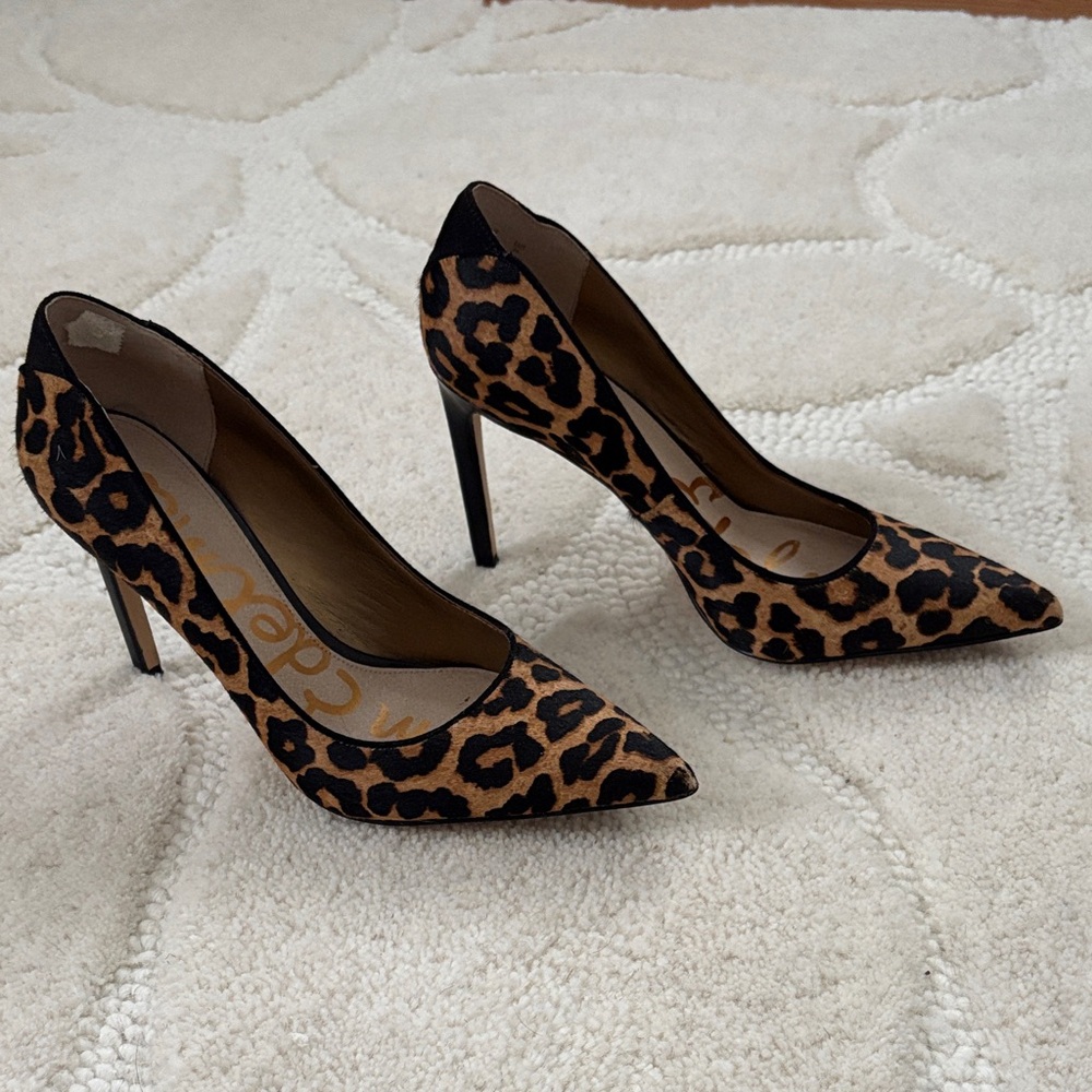 Sam Edelman Leopard Print Heels